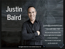 Tablet Screenshot of justinbaird.com